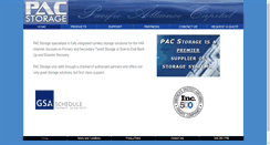 Desktop Screenshot of pacstorage.com